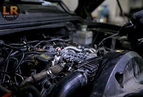 Замена масла и фильтра в двигателе 2.7 TDV6 Range Rover Sport