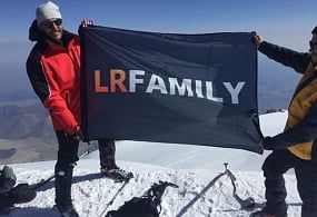 LR Family на высочайшей точке Европы