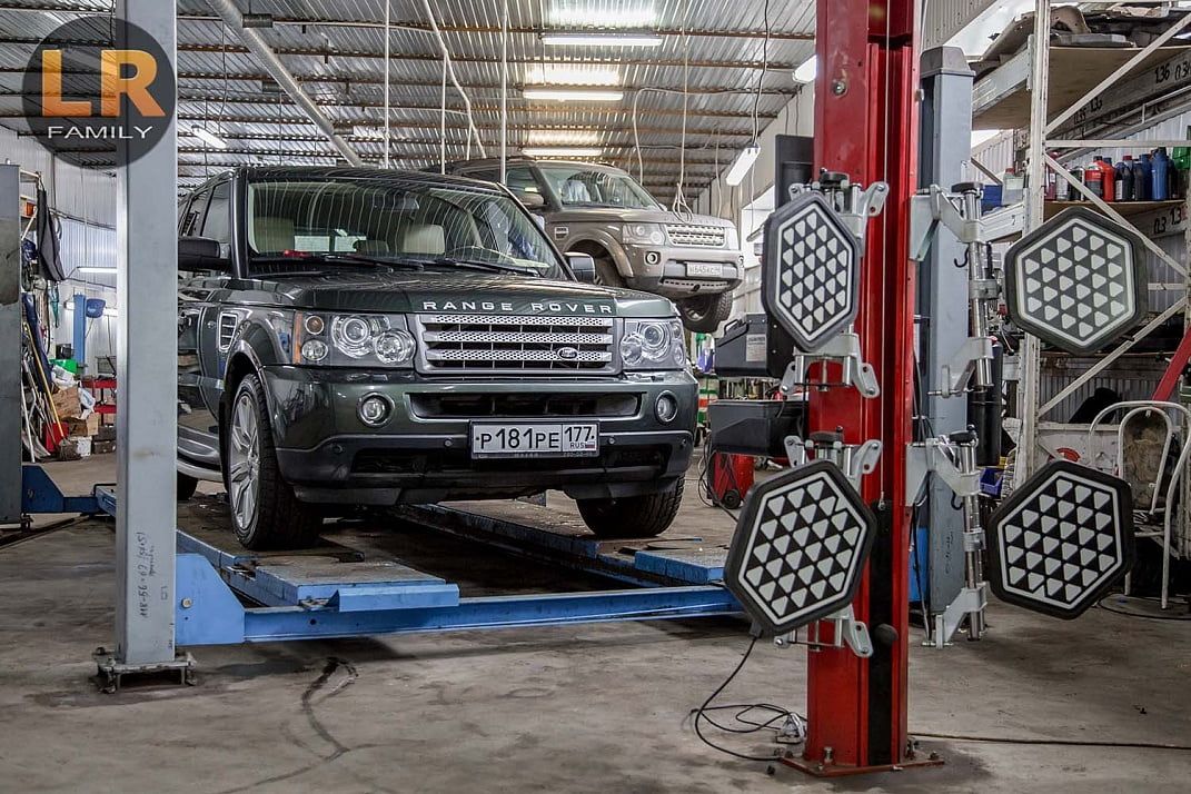 Сход-развал 3D Range Rover Sport